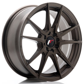 JR Wheels JR21 17x7 ET40 5x108/112 Matt Bronze