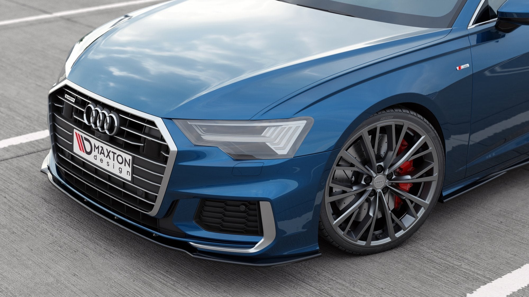 Front Splitter V.2 Audi A6 S-Line / S6 C8