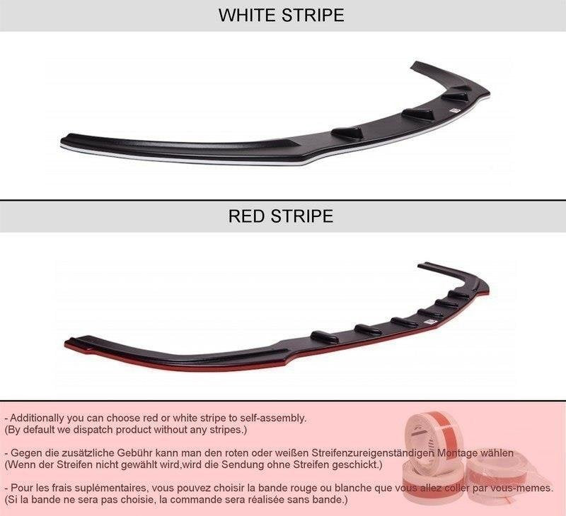 CENTRAL REAR SPLITTER ALFA ROMEO 147 GTA (without vertical bars)