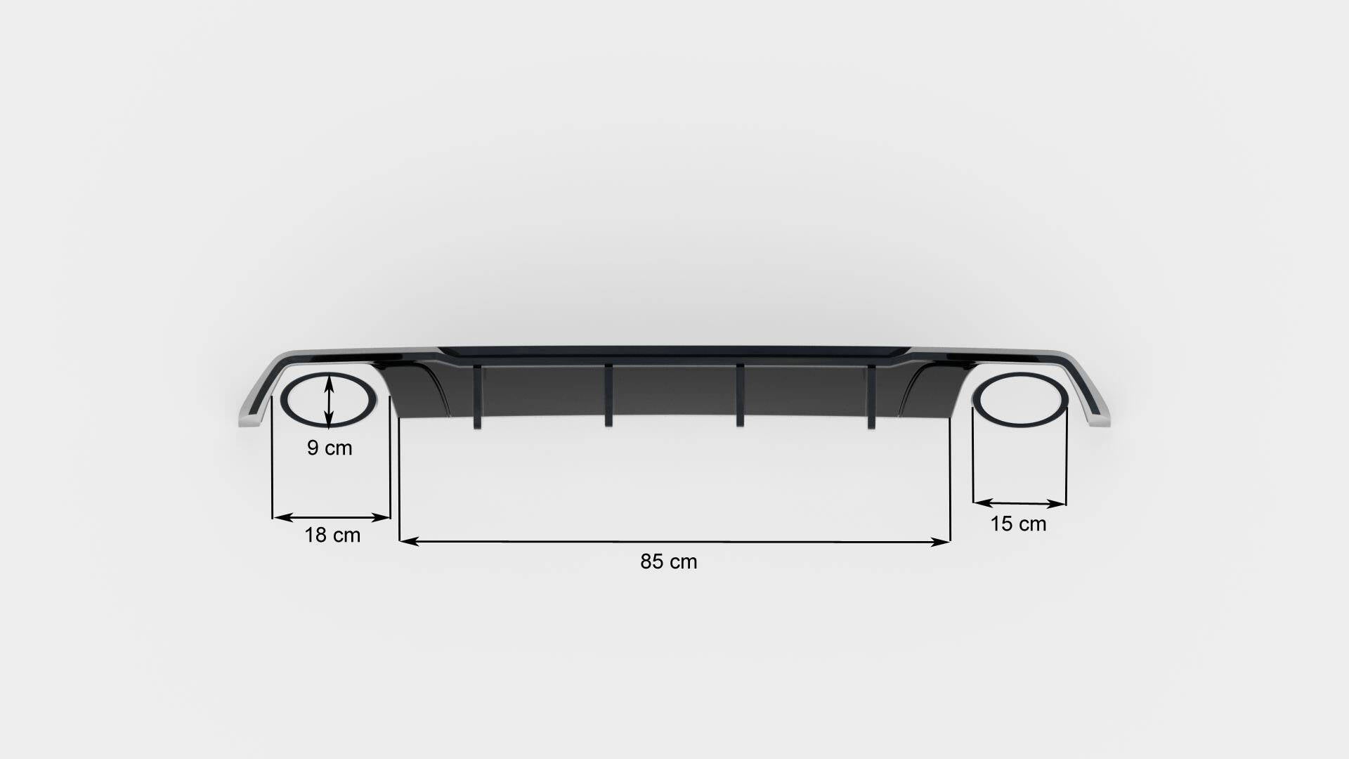 Rear Valance V.2 Seat Leon Cupra ST Mk3 FL