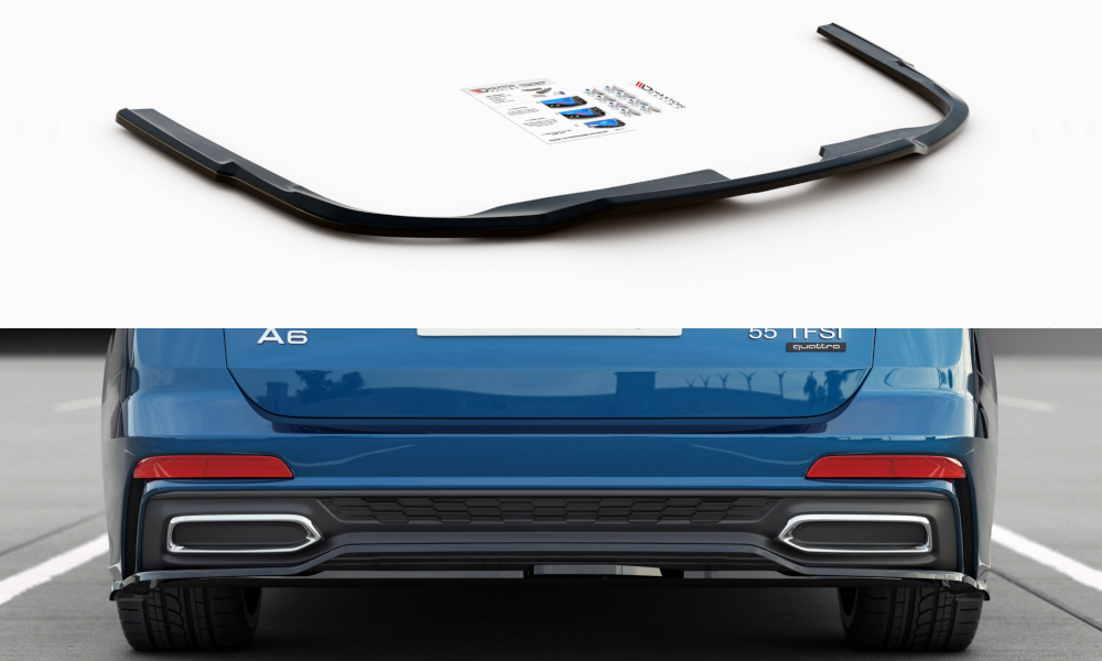 Central Rear Splitter Audi A6 S-Line C8