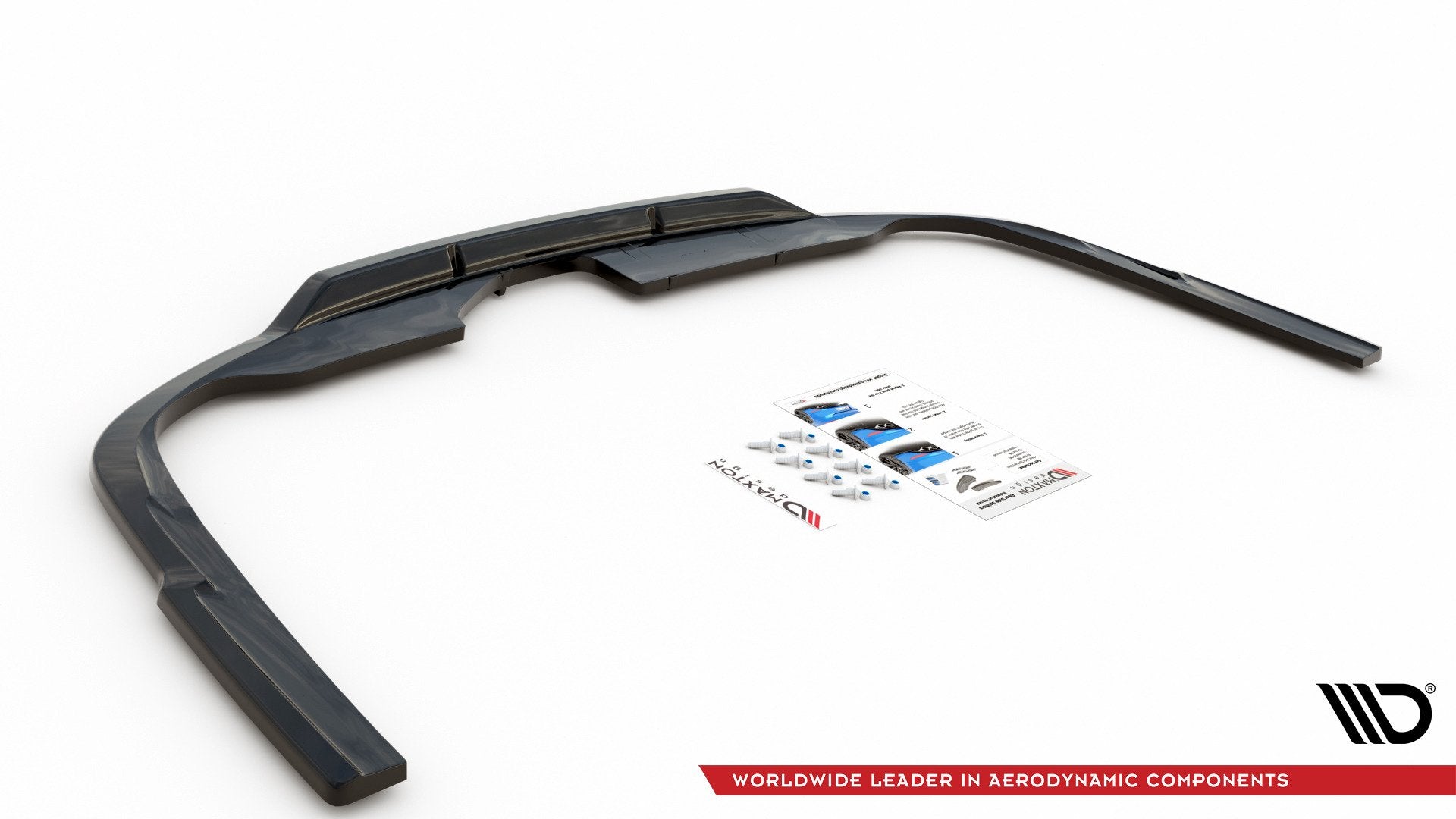 Central Rear Splitter (with vertical bars) Audi A6 S-Line C8