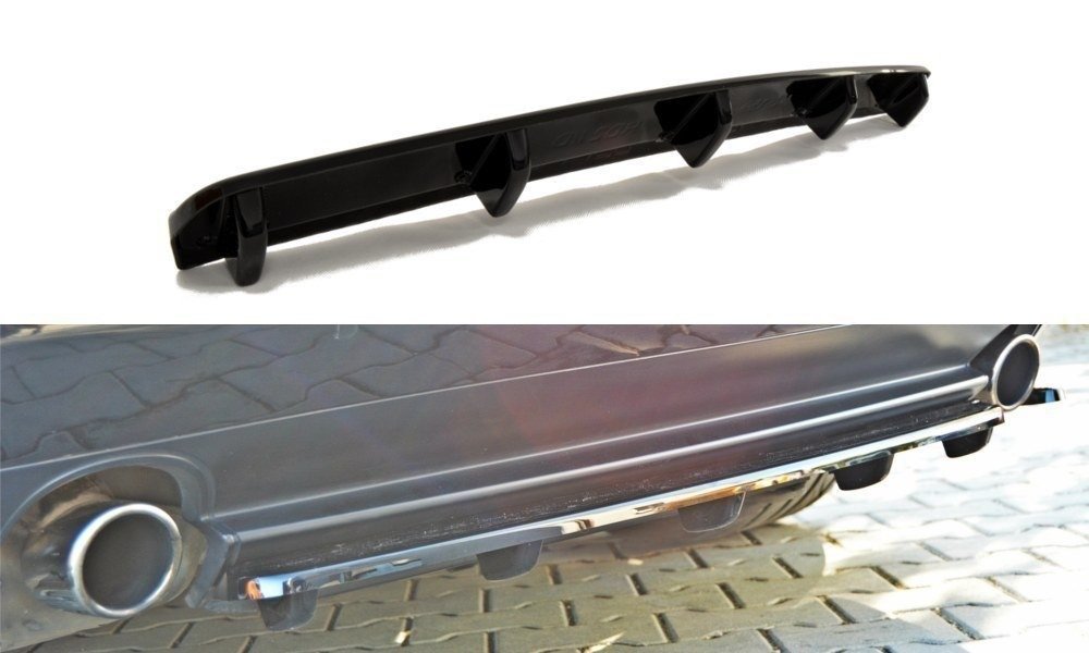 CENTRAL REAR SPLITTER ALFA ROMEO 159 (with vertical bars)