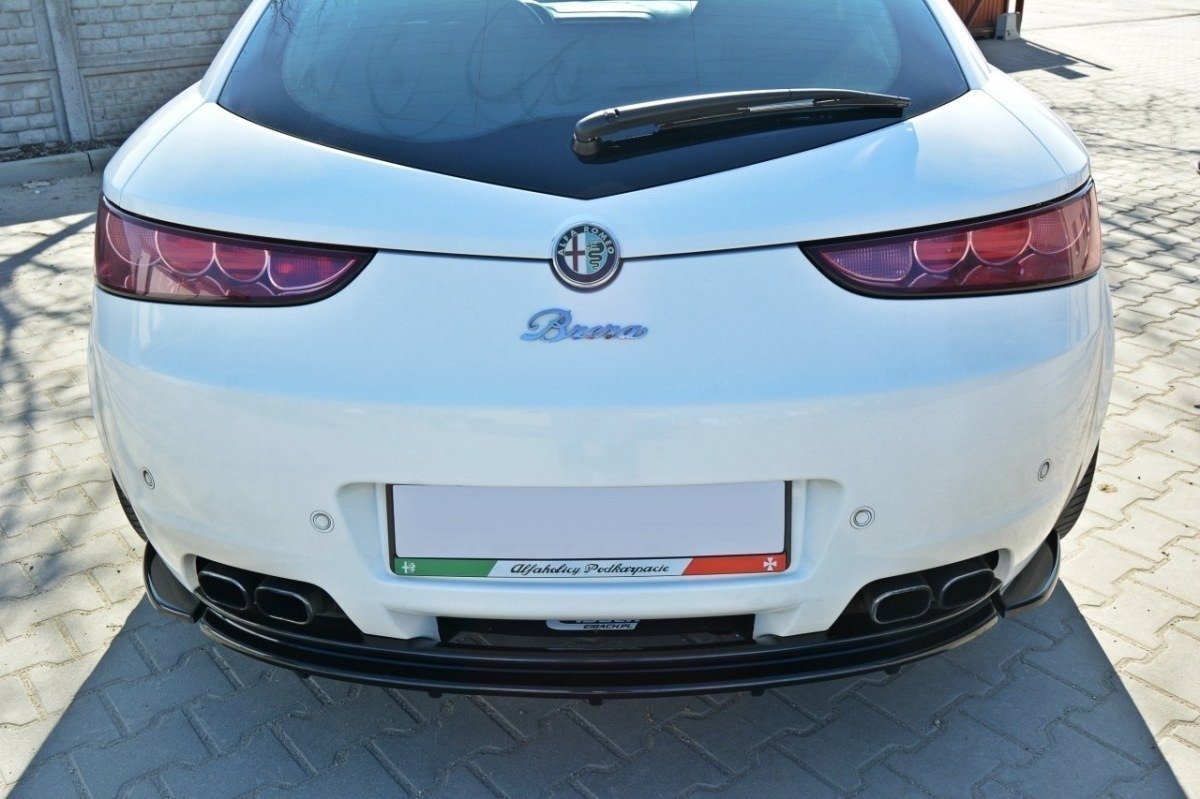 CENTRAL REAR SPLITTER Alfa Romeo Brera (with vertical bars)