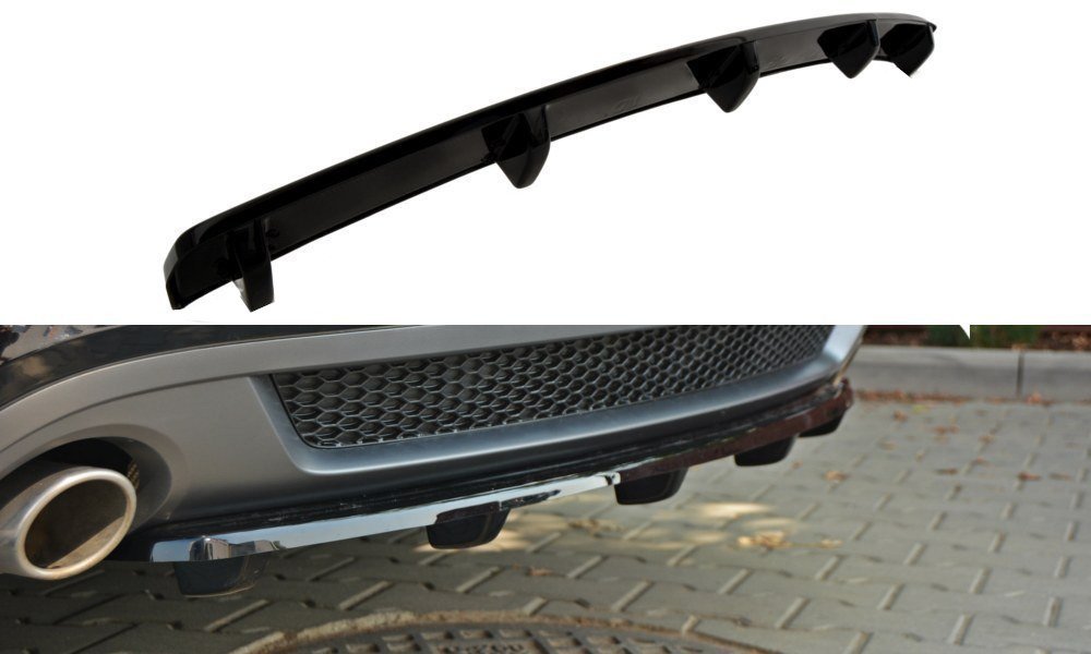 CENTRAL REAR SPLITTER AUDI A5 S-LINE (with a vertical bar)