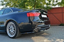 Rear Splitter AUDI A5 S-LINE (with a vertical bar)-2