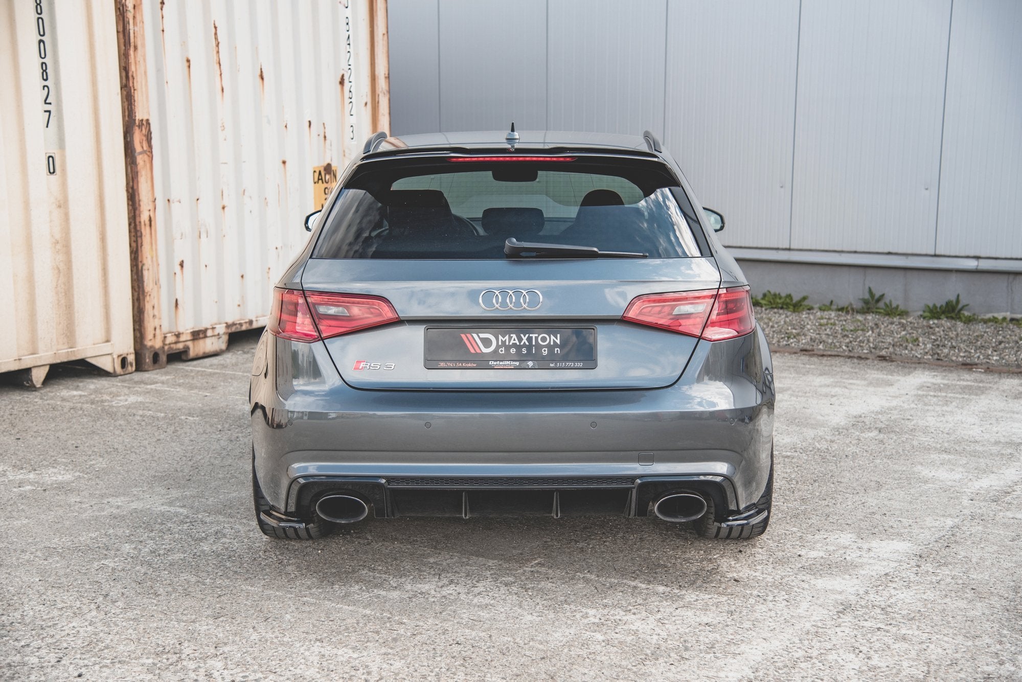 Rear Side Splitters V.1 Audi RS3 8V Sportback