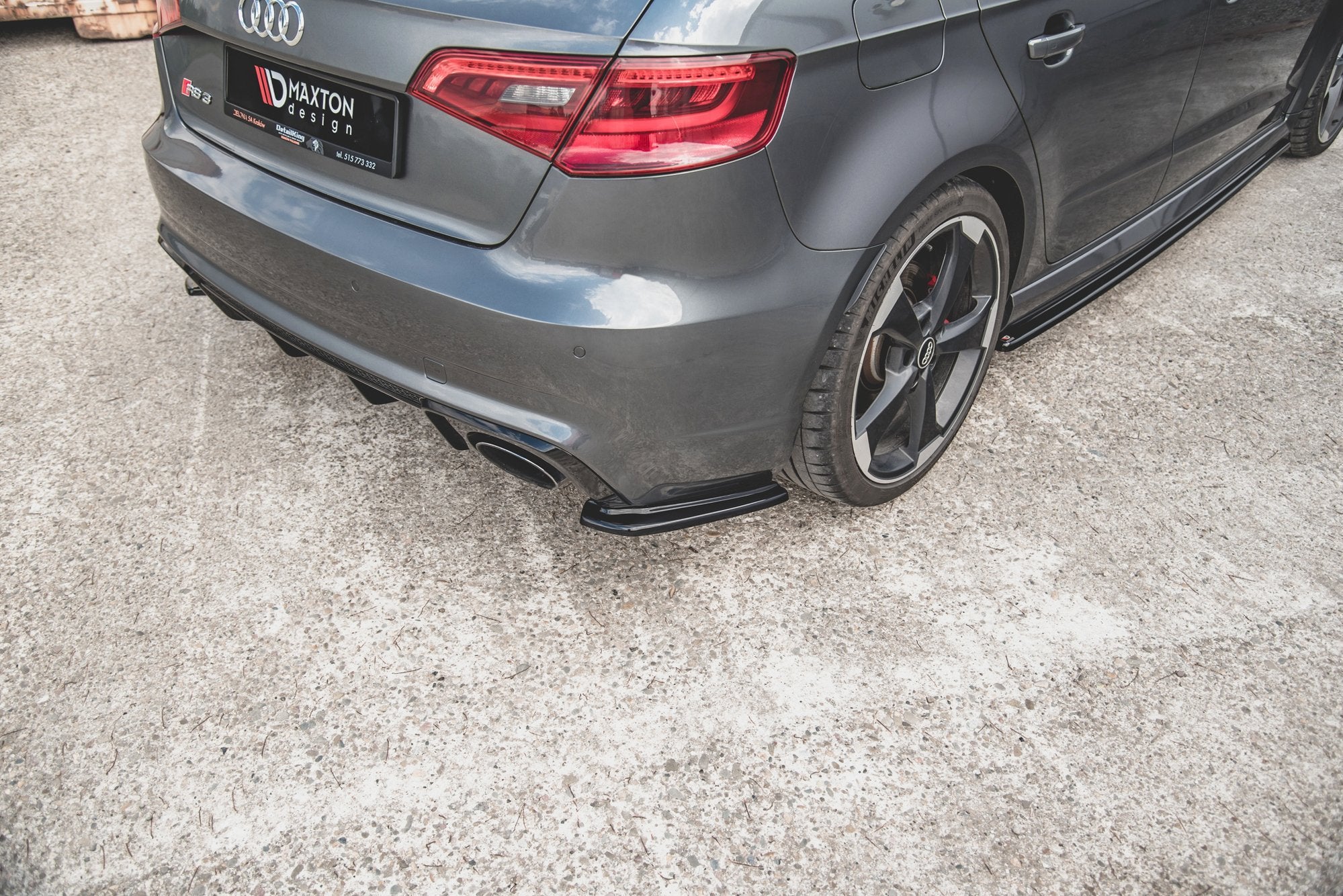 Rear Side Splitters V.1 Audi RS3 8V Sportback