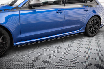 Side Skirts Diffusers V.1 Audi RS6 C7 - 0