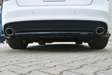 Rear Splitter AUDI A5 S-LINE FACELIFT (with a vertical bar) - 0