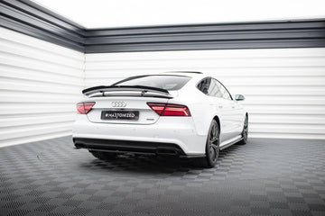 CENTRAL REAR SPLITTER AUDI A7 S-LINE (FACELIFT) (with vertical bars) - 0
