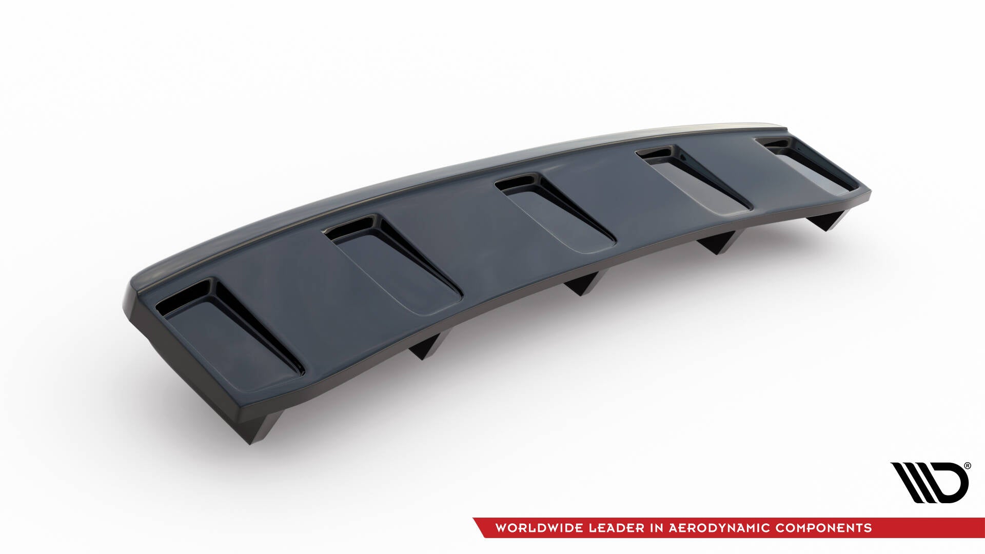 CENTRAL REAR SPLITTER AUDI A7 S-LINE (FACELIFT) (with vertical bars)
