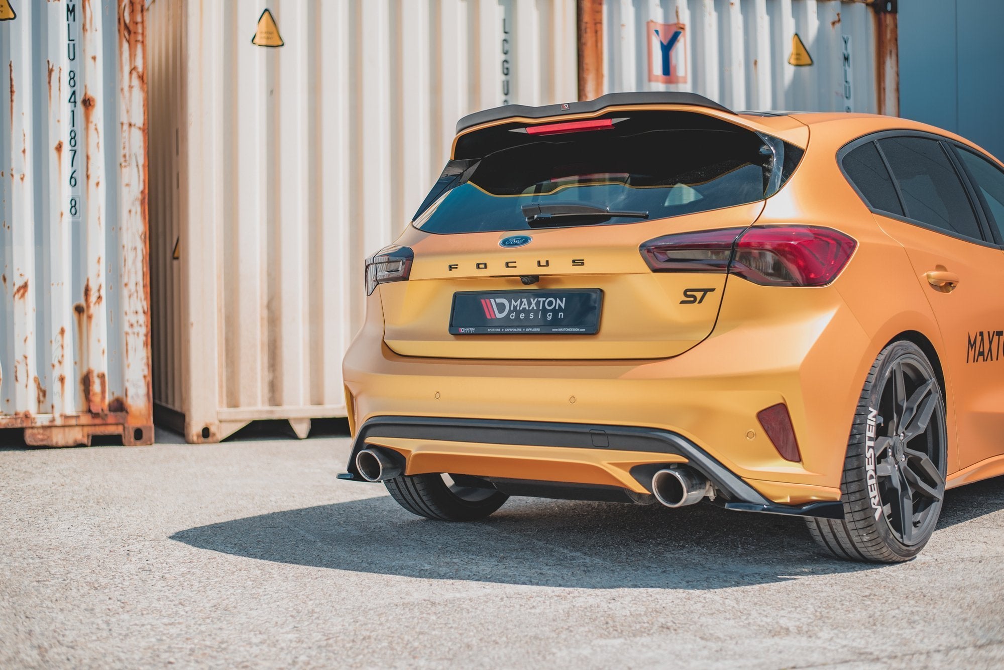 Rear Side Splitters V.2 Ford Focus ST Mk4