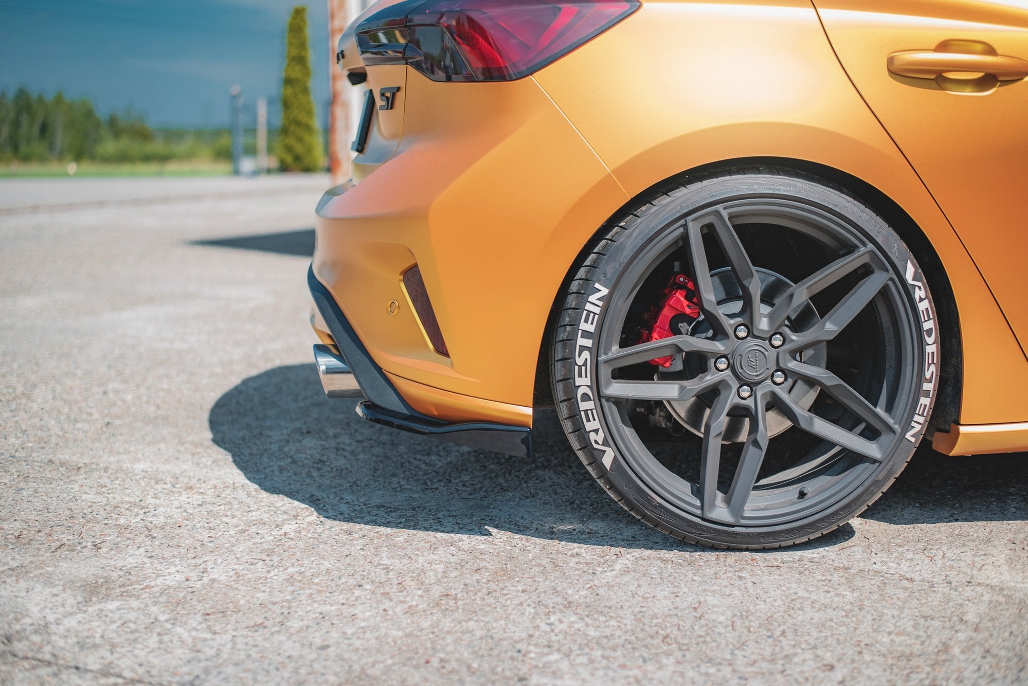 Rear Side Splitters V.2 Ford Focus ST Mk4