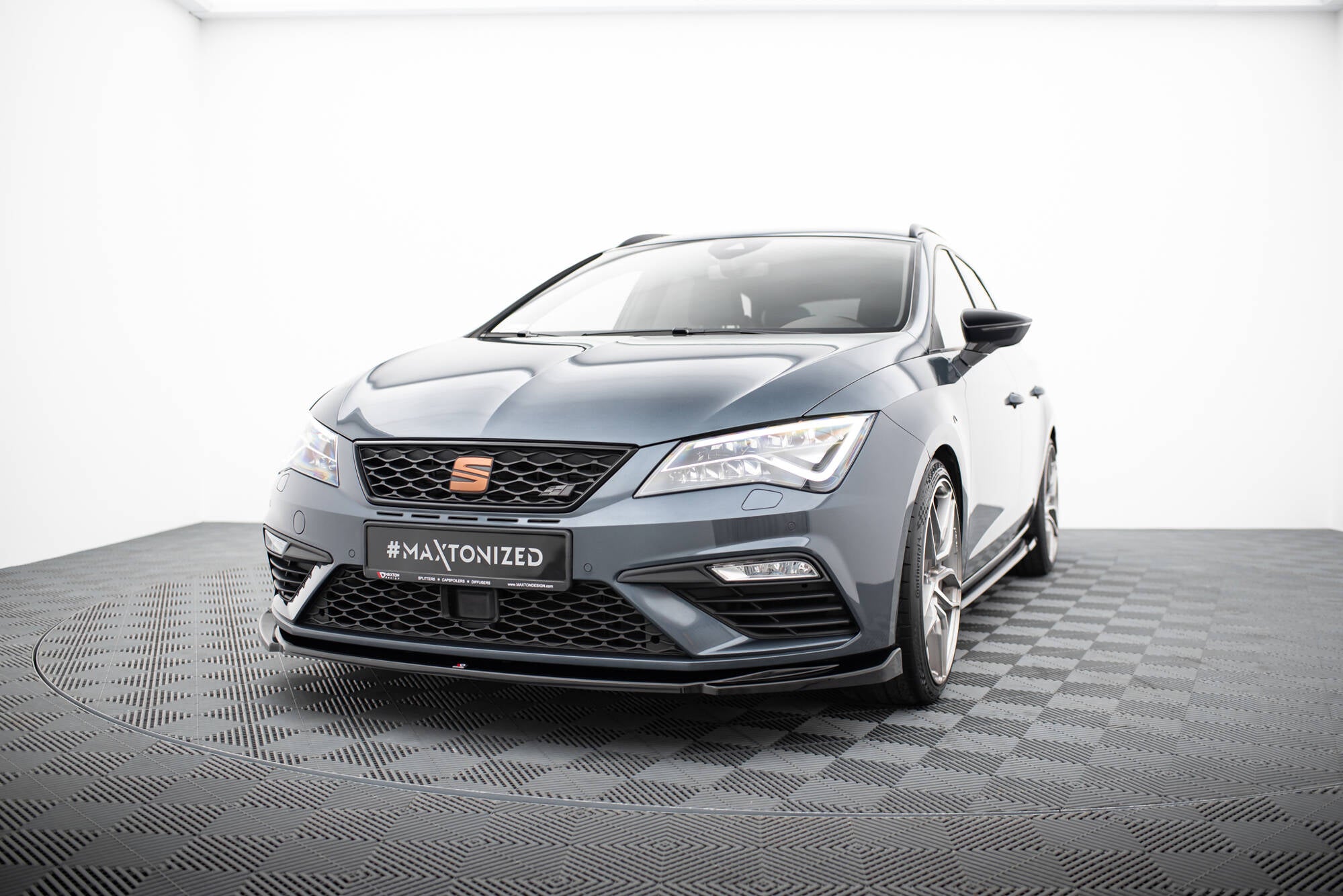 Front Splitter V.5 Seat Leon Cupra / FR Mk3 FL