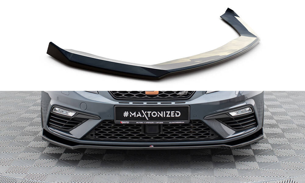 Front Splitter V.7 Seat Leon Cupra / FR Mk3 FL