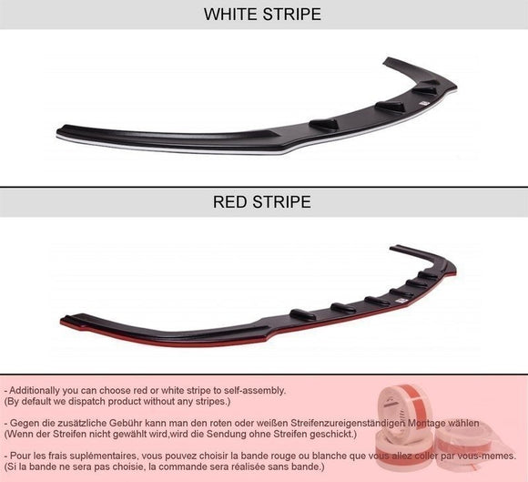 CENTRAL REAR SPLITTER BMW 1 F20/F21 M-Power (with vertical bars)