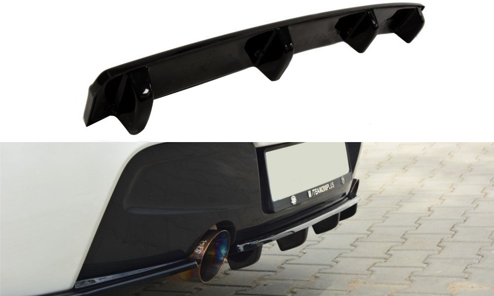 CENTRAL REAR SPLITTER BMW 1 F20/F21 M-Power (with vertical bars)