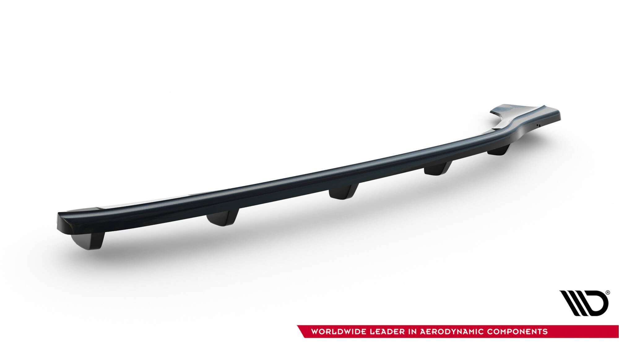 CENTRAL REAR SPLITTER BMW 3 E46 MPACK COUPE (with vertical bars)