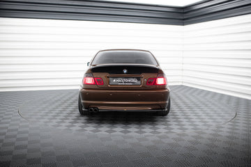 Rear Splitter BMW 3 E46 MPACK COUPE (with vertical bars) - 0