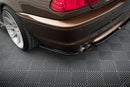 CENTRAL REAR SPLITTER BMW 3 E46 MPACK COUPE (with vertical bars)-5