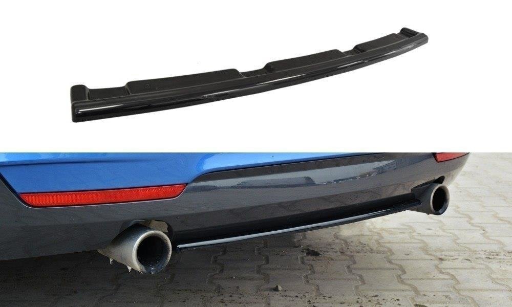 CENTRAL REAR SPLITTER for BMW 4 Coupe / Gran Coupe / Cabrio M-Pack F32 / F36 / F33 (without vertical bars)