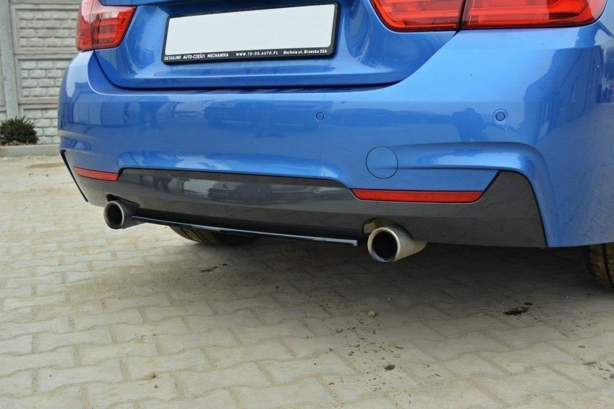 CENTRAL REAR SPLITTER for BMW 4 F32 M-PACK (without vertical bars)