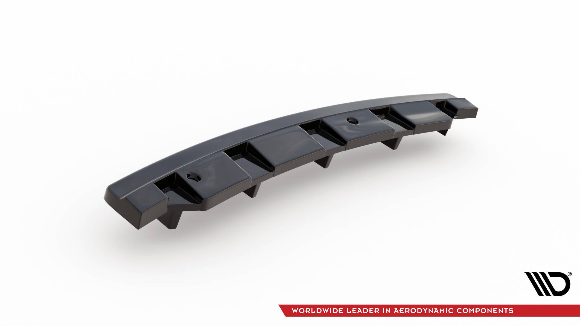 CENTRAL REAR SPLITTER for BMW 5 F11 M-PACK (fits two single exhaust ends)