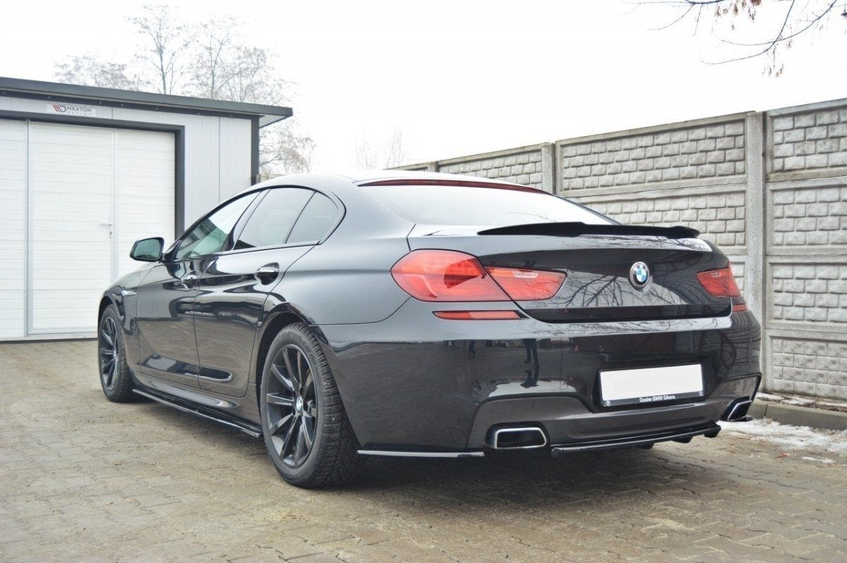 CENTRAL REAR SPLITTER for BMW 6 Gran Coupé MPACK (with a vertical bar)