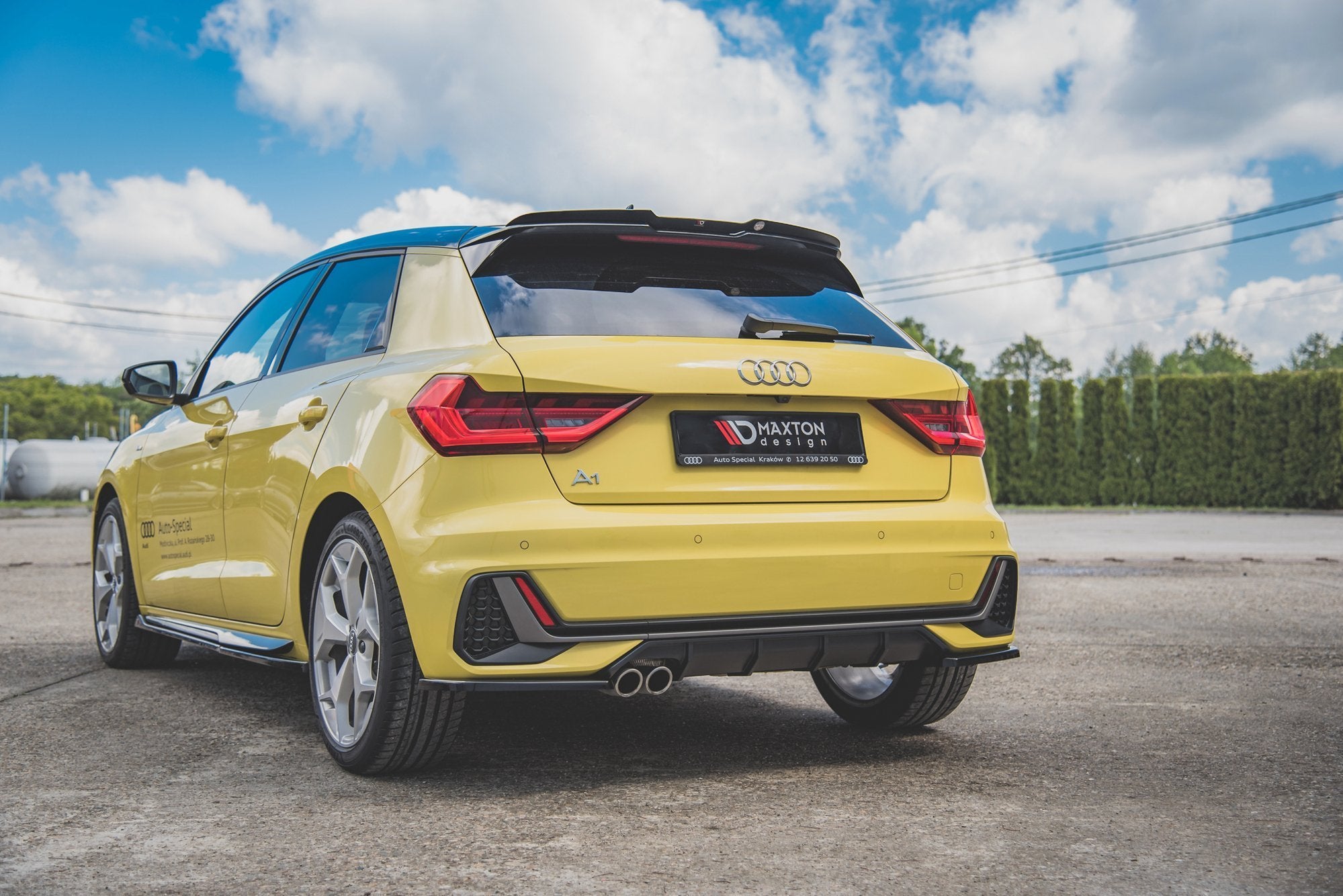 Rear Side Splitters Audi A1 S-Line GB