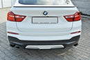CENTRAL REAR SPLITTER for BMW X4 M-PACK (without a vertical bar)-4