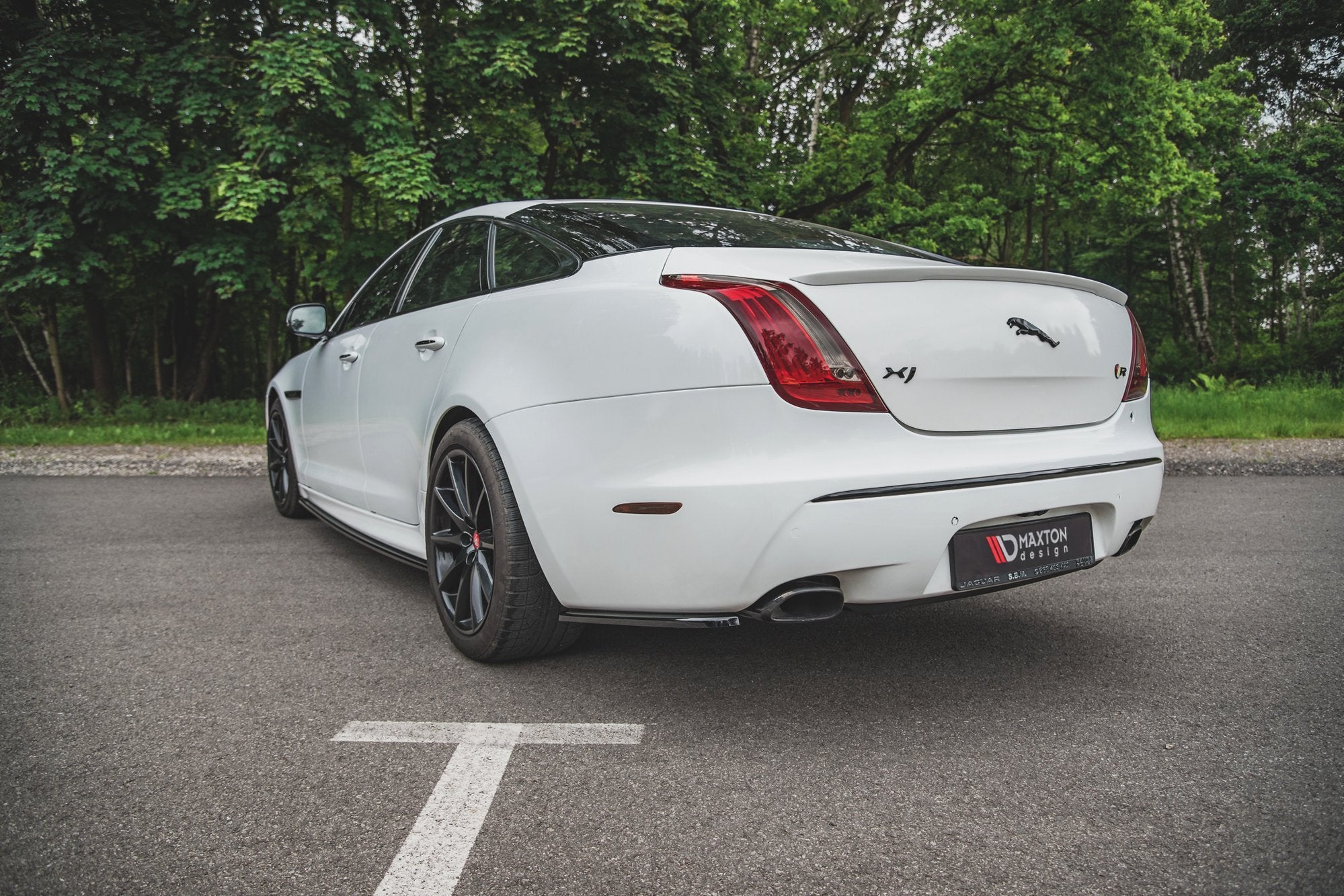 Rear Side Splitters Jaguar XJ X351