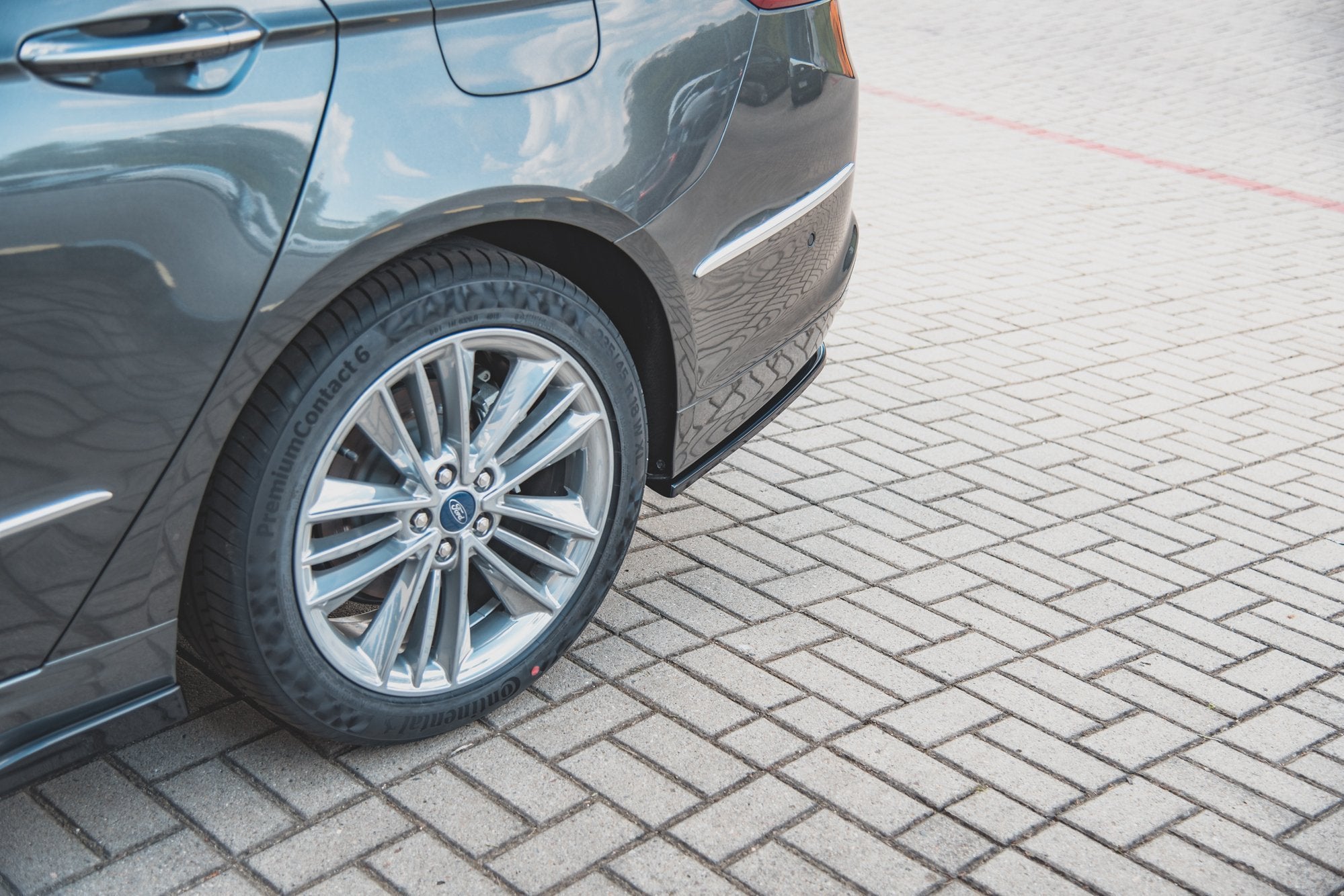 Rear Side Splitters Ford Mondeo Vignale Mk5 Facelift