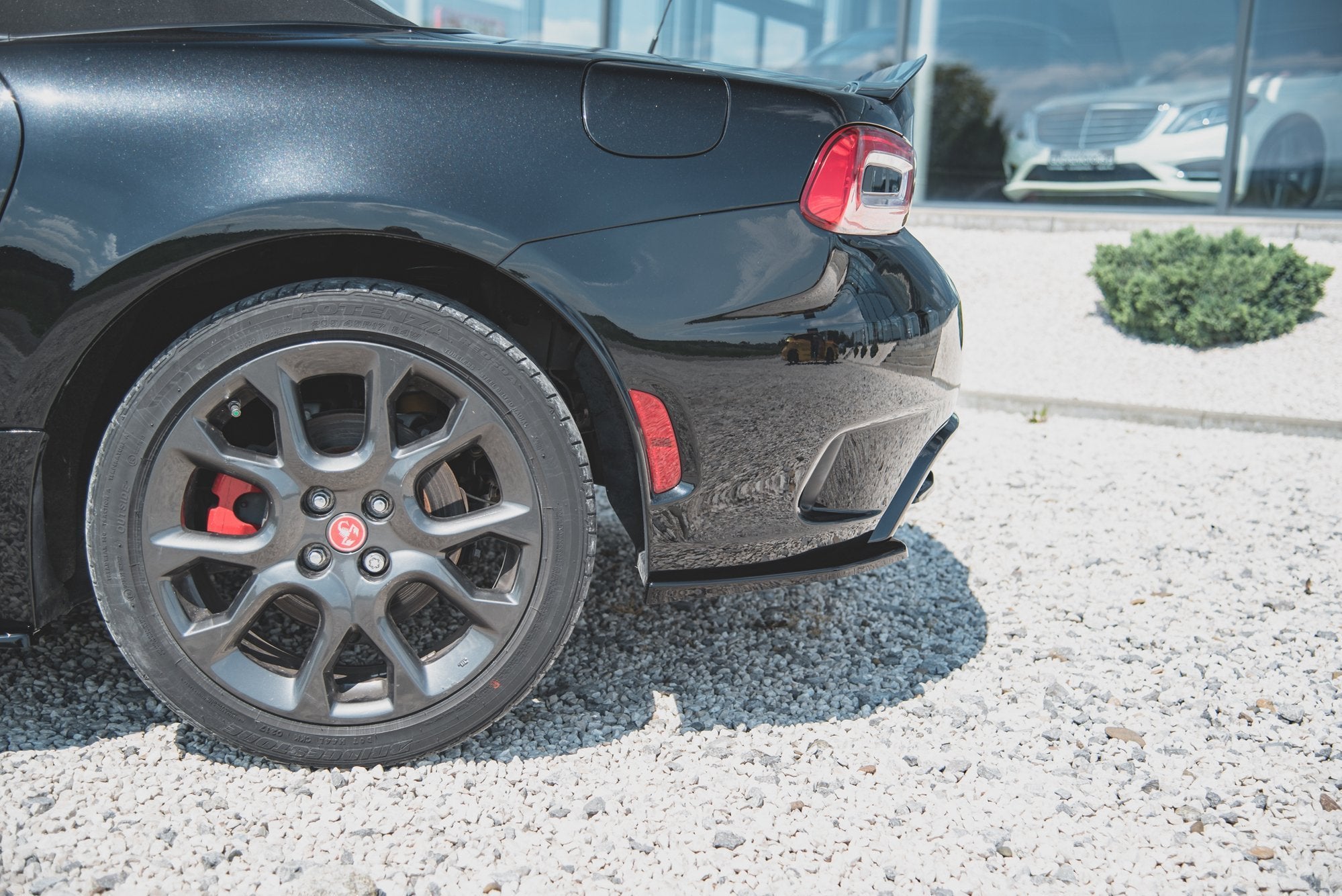 Rear Side Splitters Fiat 124 Spider Abarth