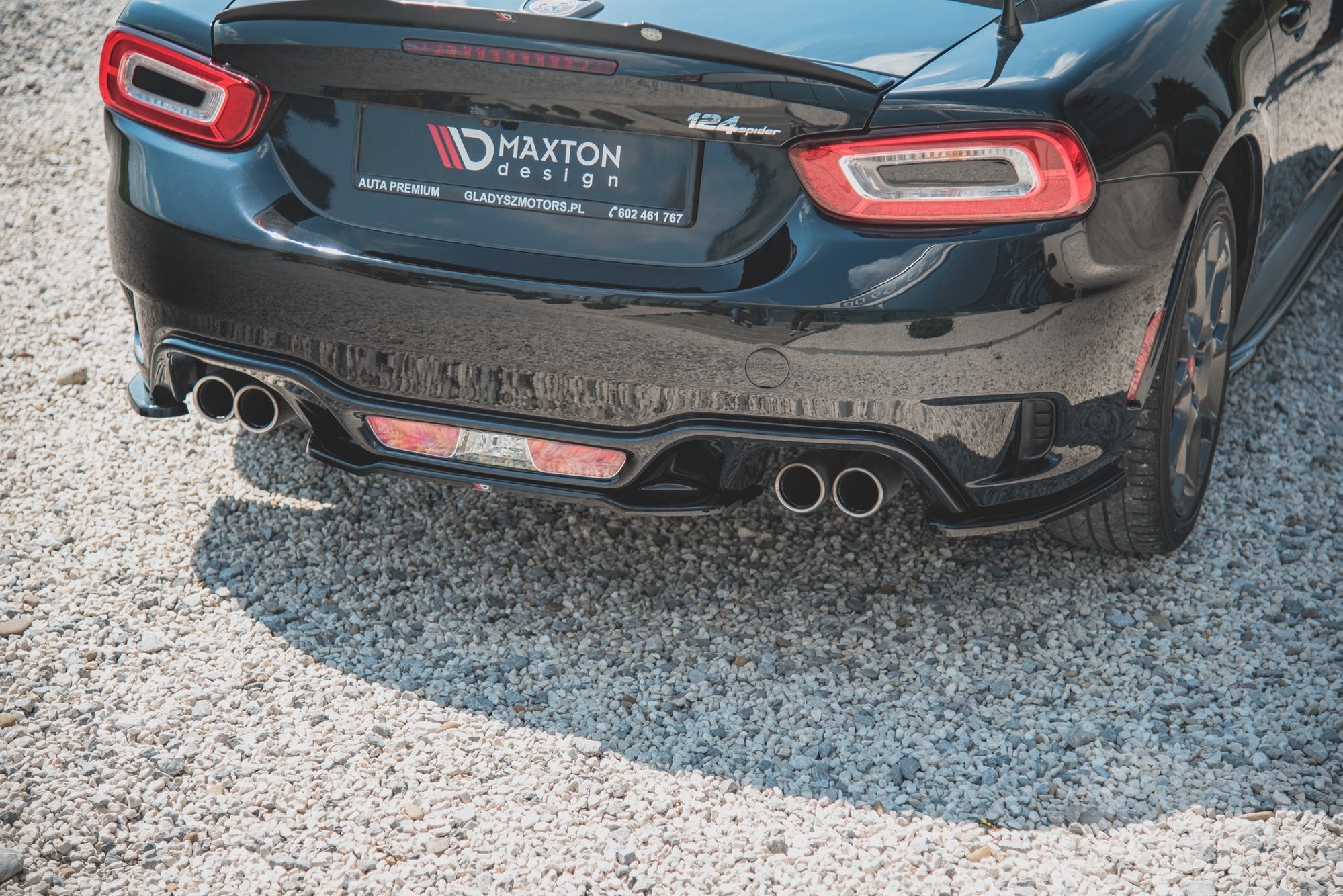 Central Rear Splitter Fiat 124 Spider Abarth