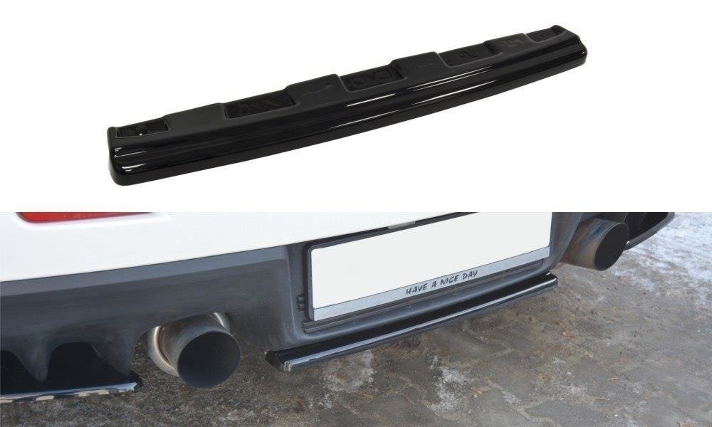 CENTRAL REAR SPLITTER Mitsubishi Lancer Evo X (without vertical bars)