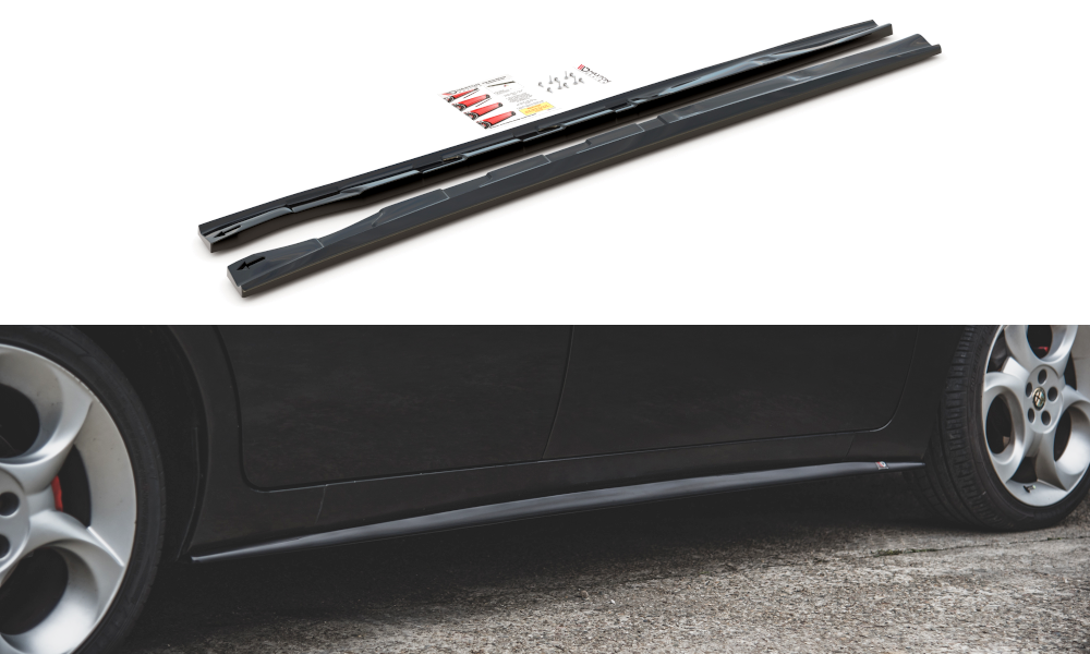 Side Skirts Diffusers Alfa Romeo 156 Facelift