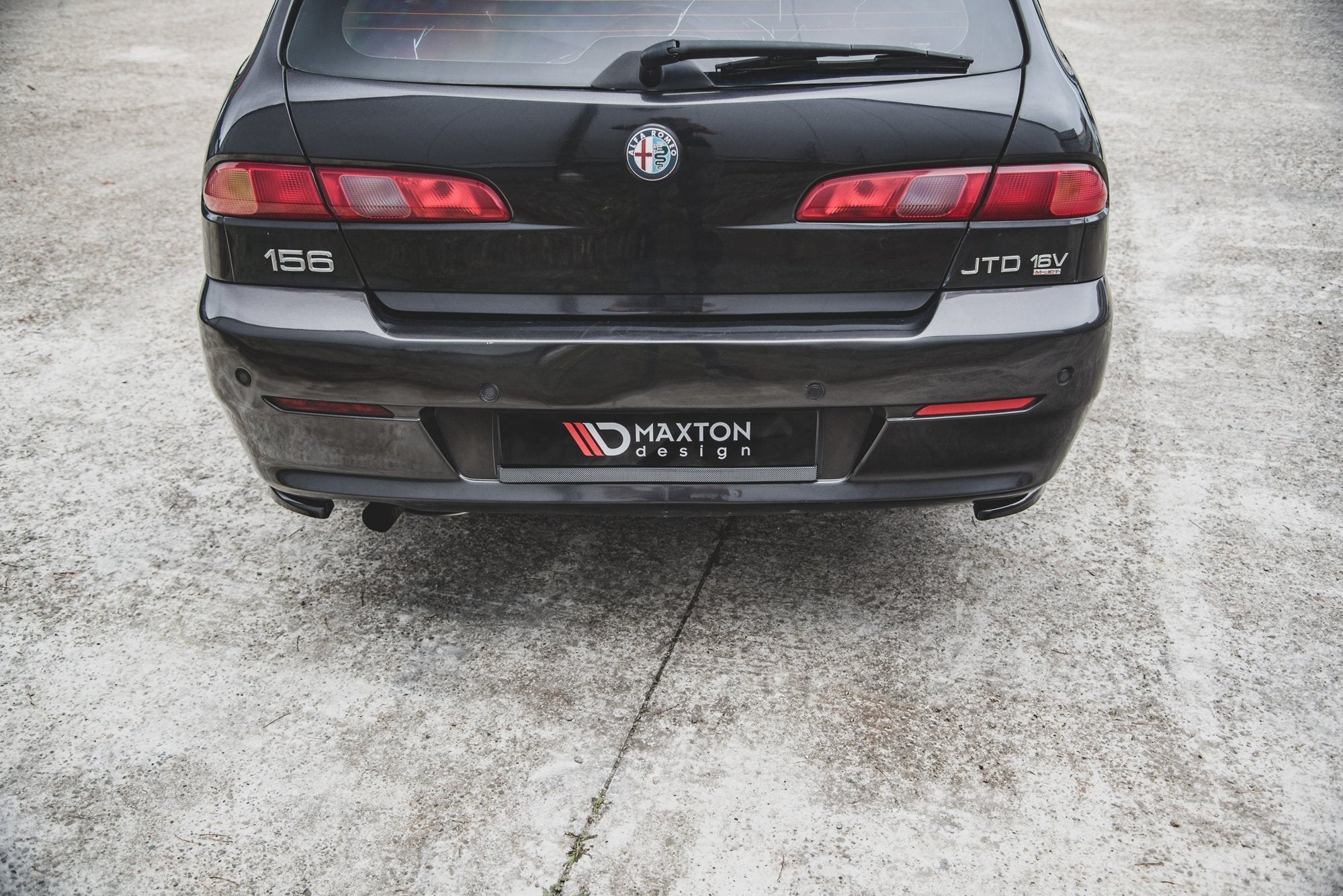 Rear Side Splitters Alfa Romeo 156 SW Facelift