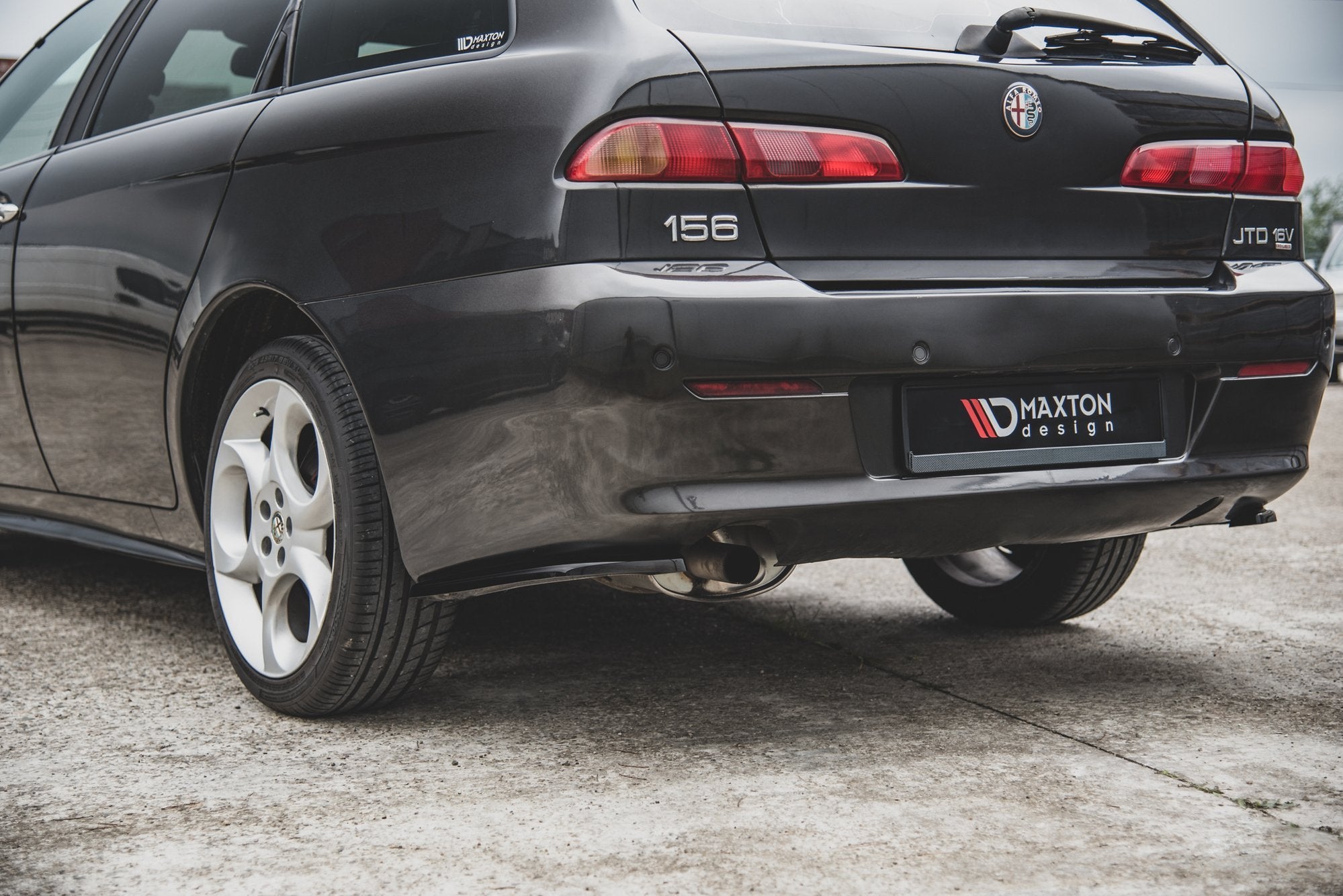 Rear Side Splitters Alfa Romeo 156 SW Facelift