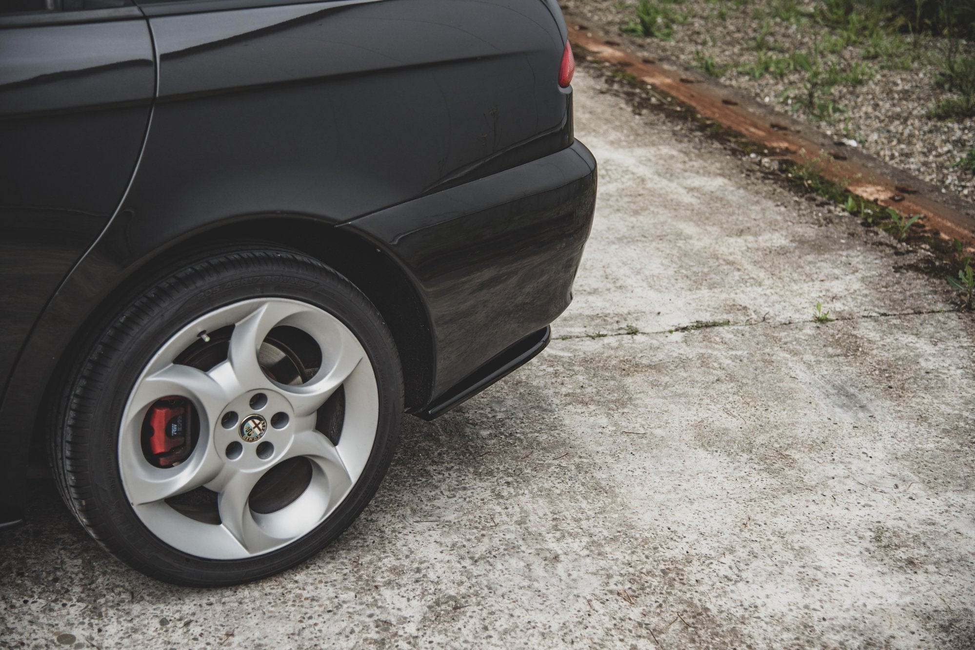 Rear Side Splitters Alfa Romeo 156 SW Facelift