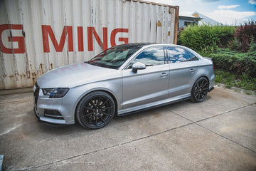 Side Skirts Diffusers V.2 Audi S3 / A3 S-Line Sedan 8V Facelift - 0