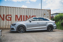 Side Skirts Diffusers V.2 Audi S3 / A3 S-Line Sedan 8V Facelift-6