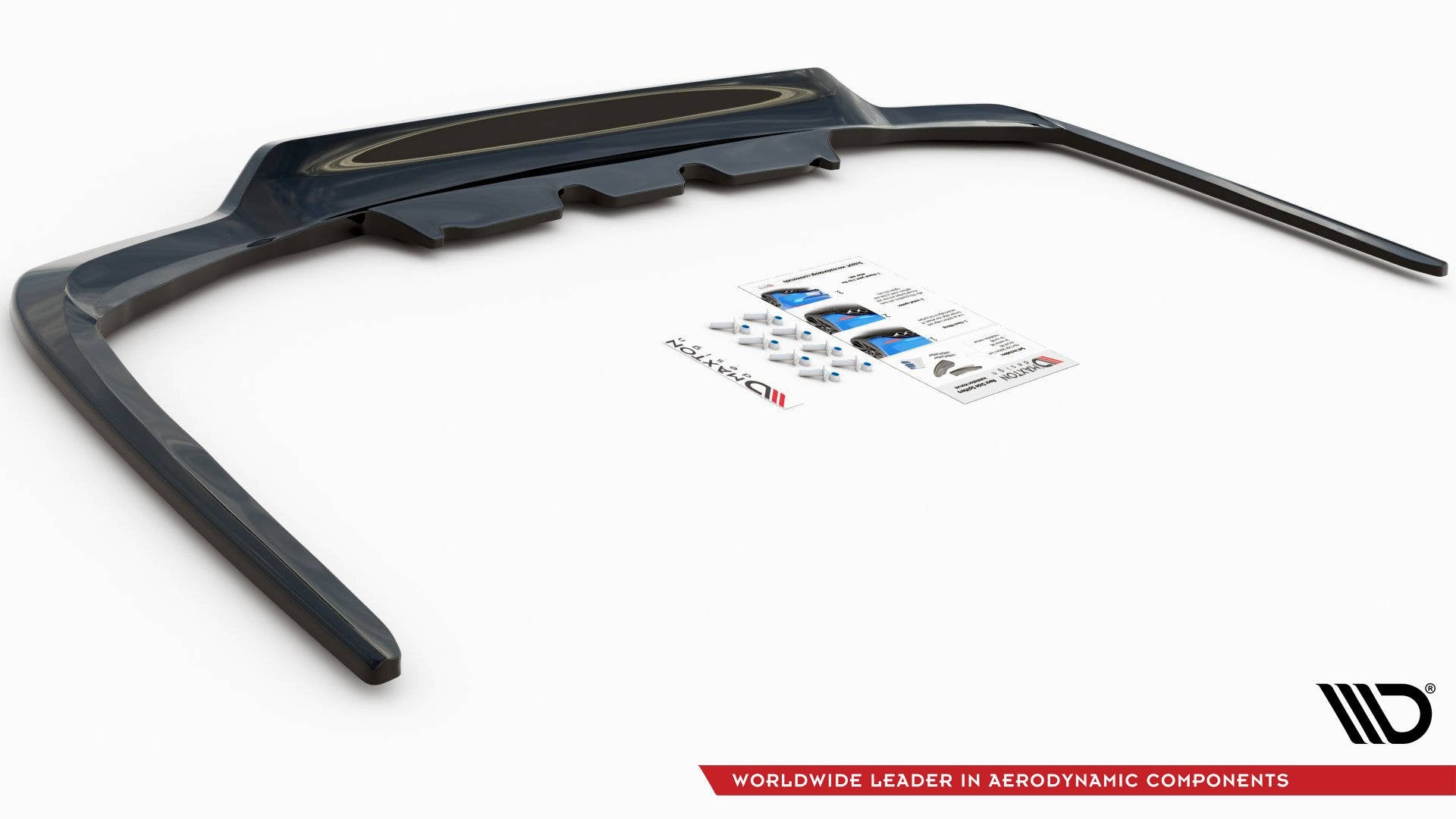 Central Rear Splitter (with vertical bars) Leuxs LS Mk4 Facelift