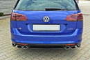 Rear Splitter VW GOLF MK7 R ESTATE (without a vertical bar)-2