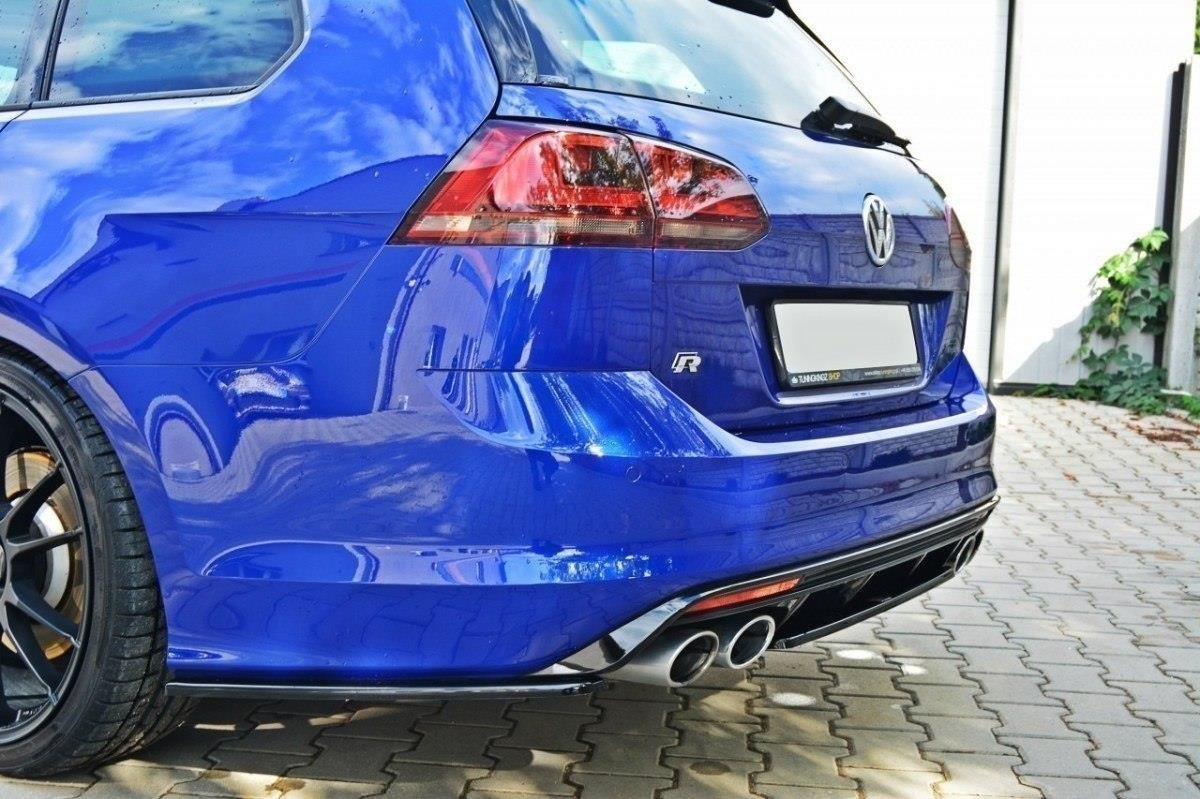 CENTRAL REAR SPLITTER VW GOLF MK7 R ESTATE (without a vertical bar)