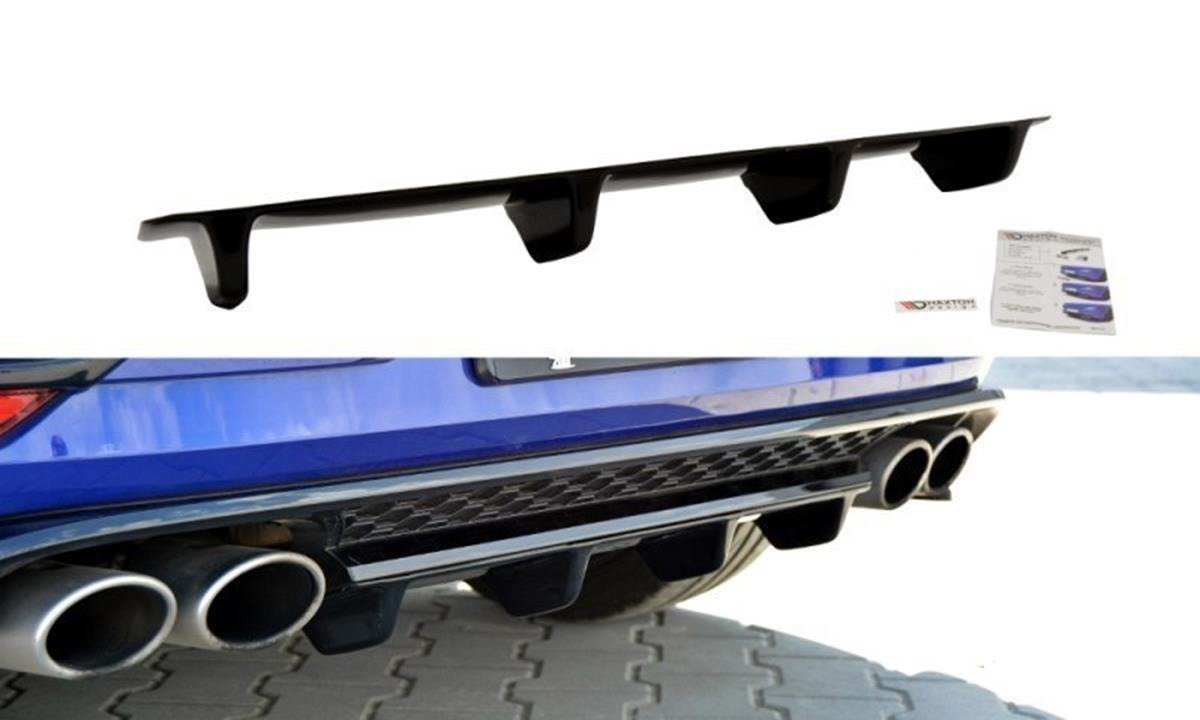 CENTRAL REAR SPLITTER VW GOLF VII R