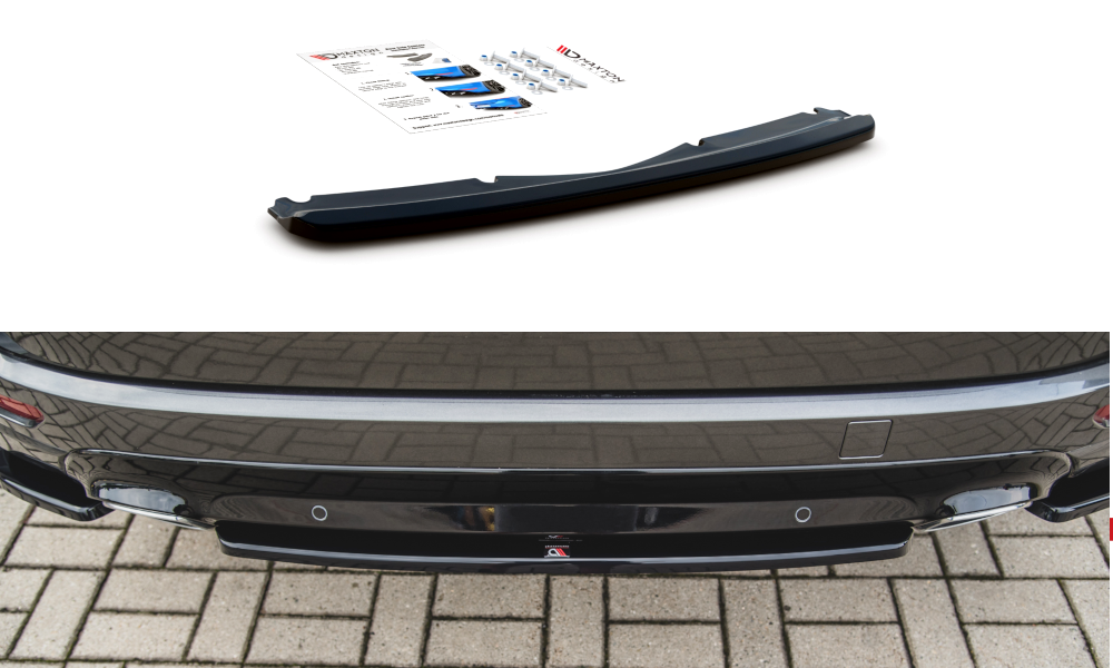 Central Rear Splitter Ford S-Max Vignale Mk2 Facelift