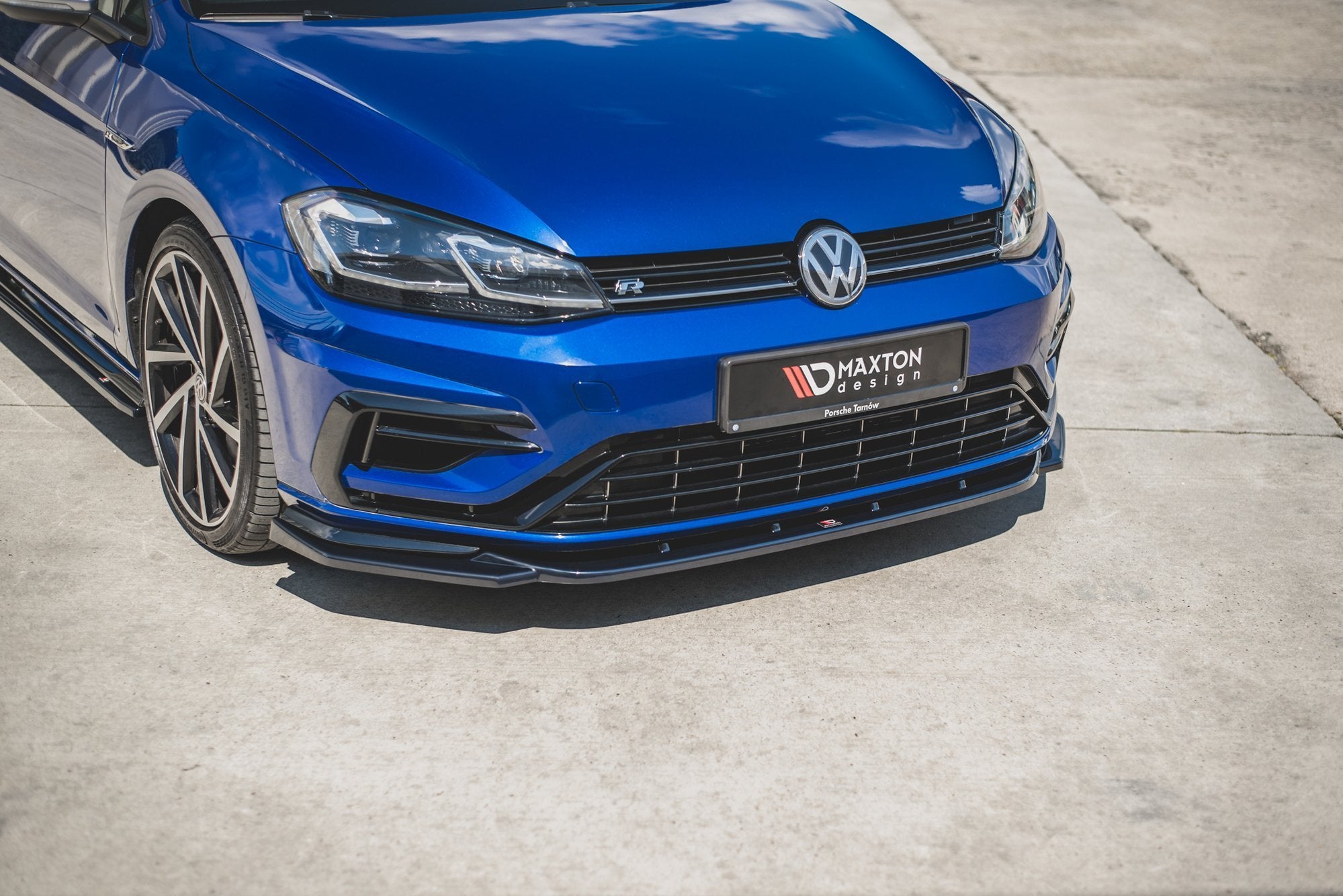 Front Splitter V.9 VW Golf 7 R / R-Line Facelift