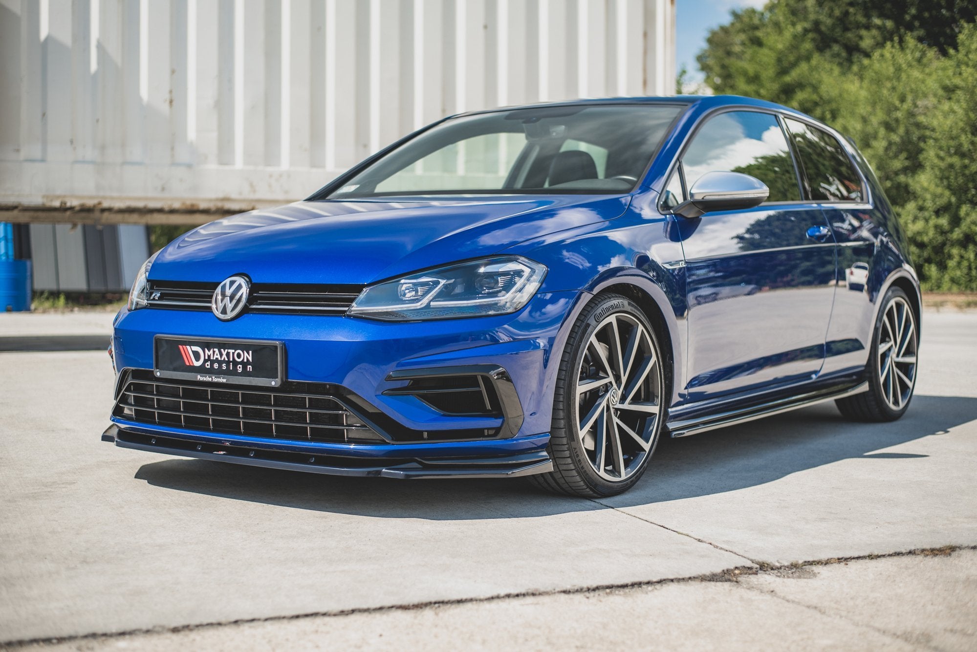 Front Splitter V.9 VW Golf 7 R / R-Line Facelift