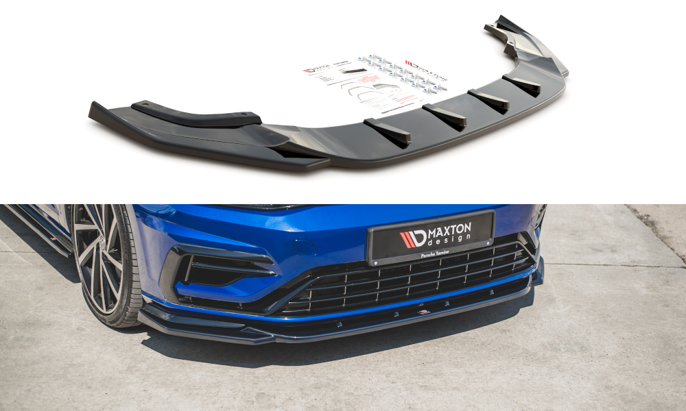 Front Splitter V.9 VW Golf 7 R / R-Line Facelift